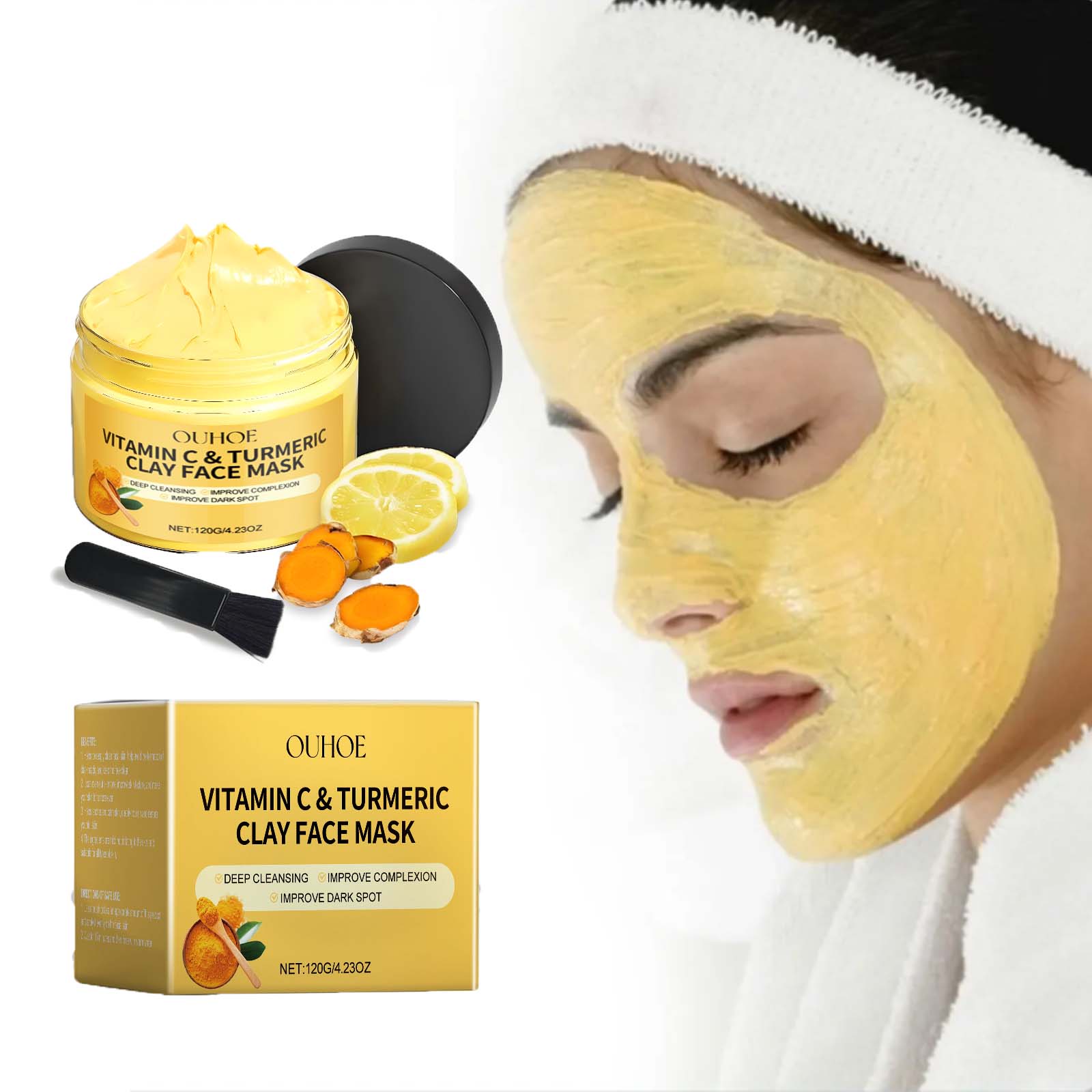 Vitamin C Turmeric Mud Mask Ex - огляд і ціна Dust Mask Construction