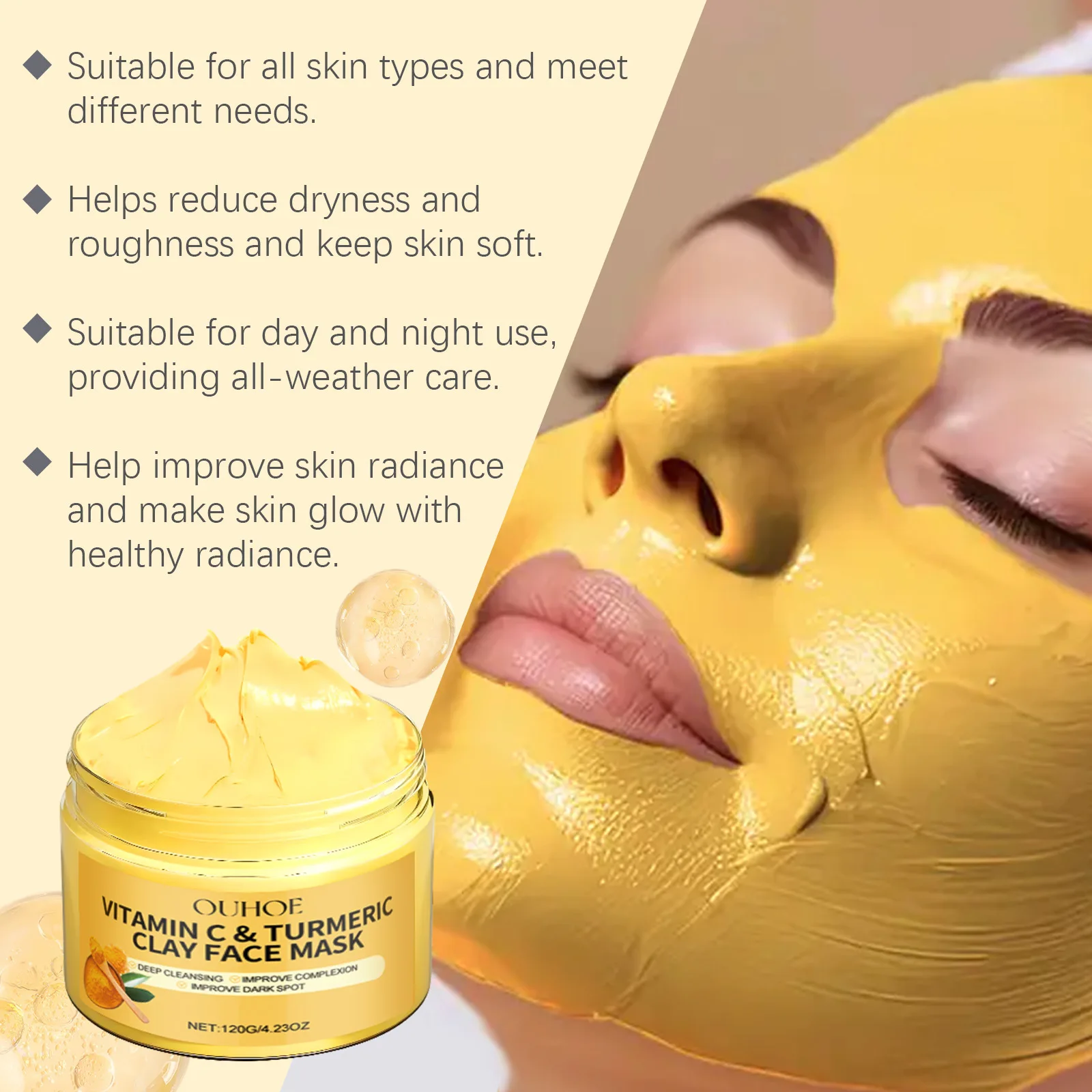 Vitamin C Turmeric Mud Mask Ex - огляд і ціна Dust Mask Construction